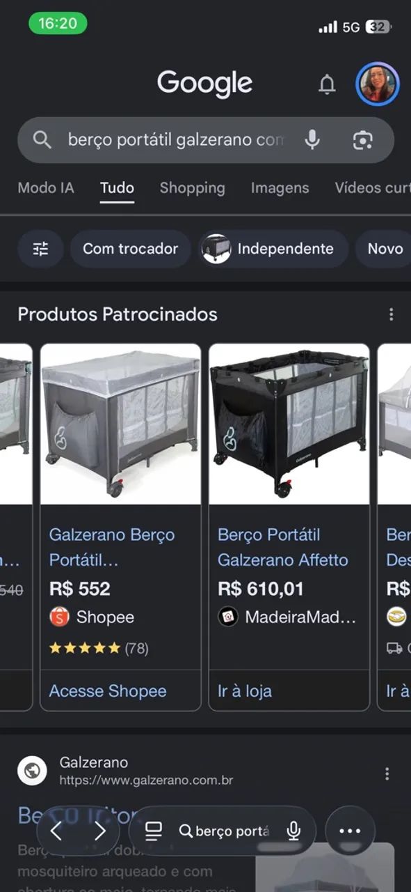 Berço cercado com mosquiteiro  - Foto 4