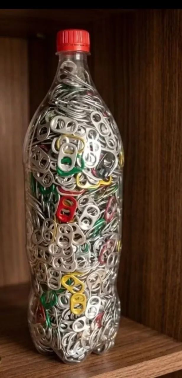 (Artesanato) Latinhas de alumínio  - Foto 2