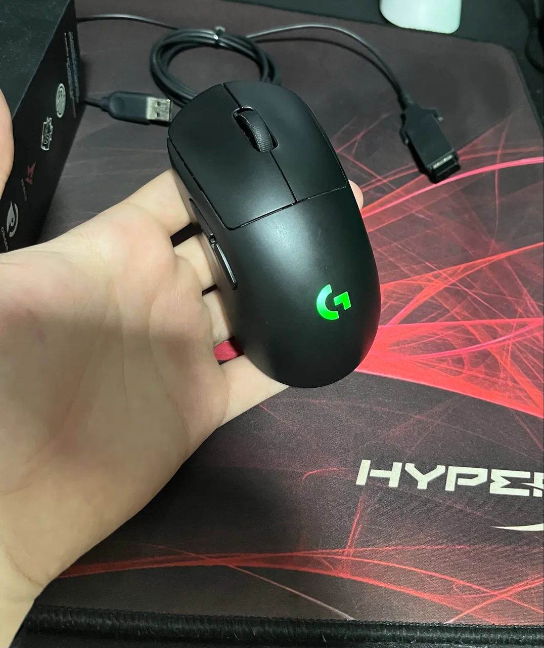 Logitech G Pro + mousepad hyperx fury S  - Foto 2