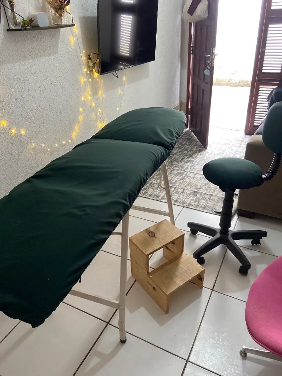 Maca estética, mocho e escadinha 