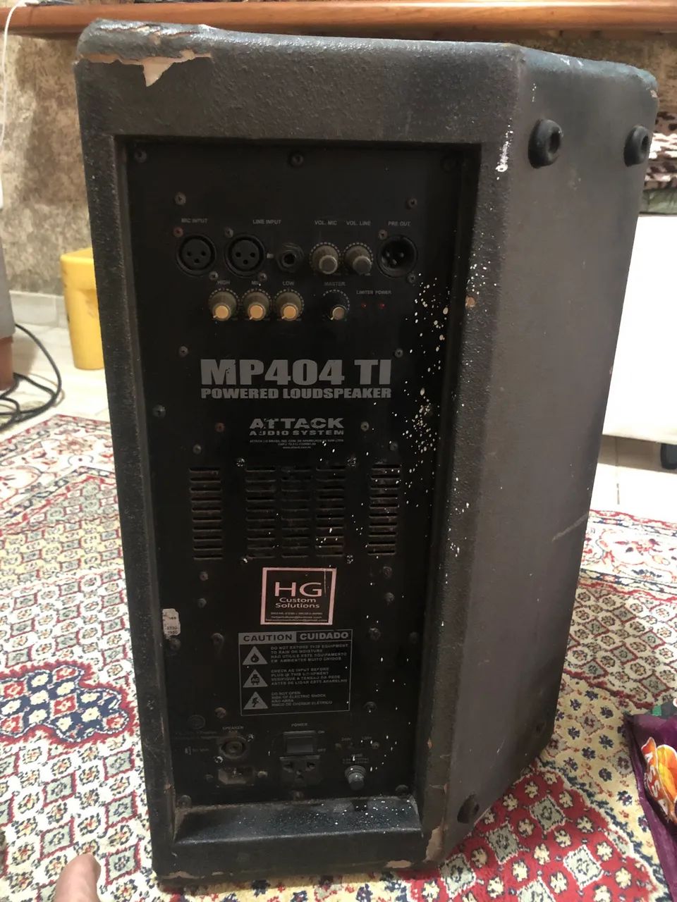 Par de Caixas Ativa Atack MP404TI