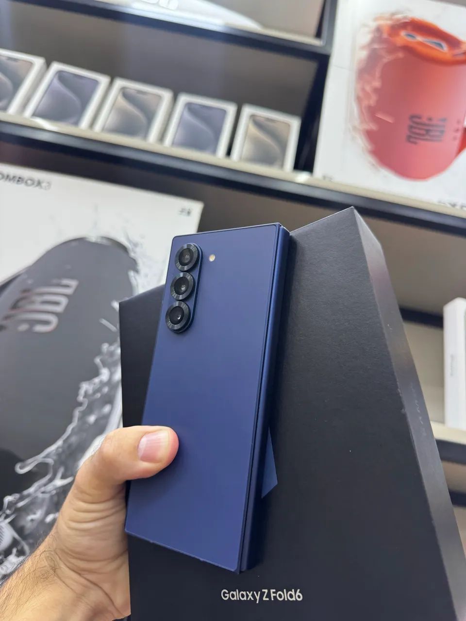 GALAXY Z FOLD 6 12/512GB AZUL COM CAIXA SEMI NOVO PROMOÇÃO