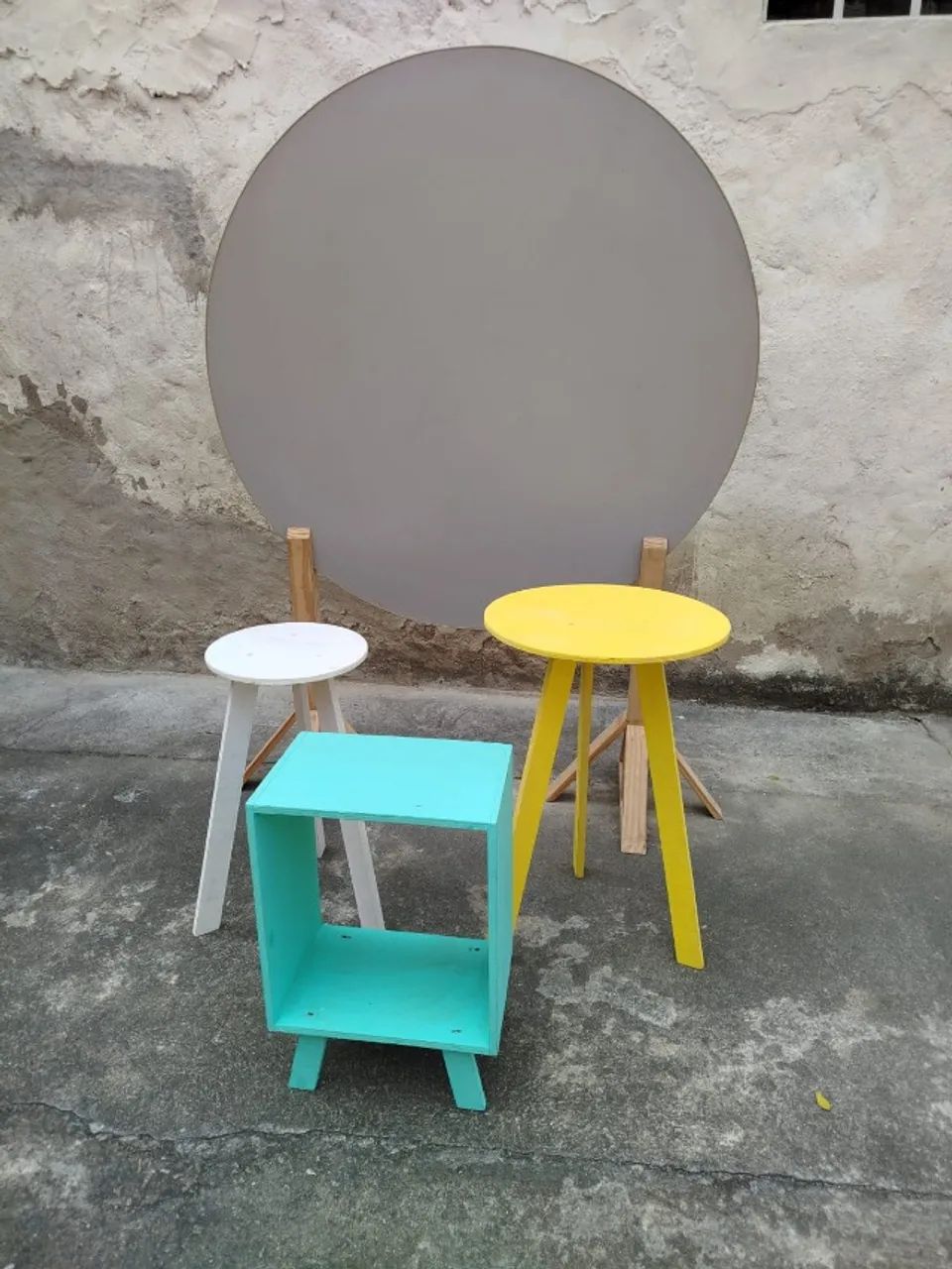 Conjunto de móveis decorativos em madeira - Foto 2