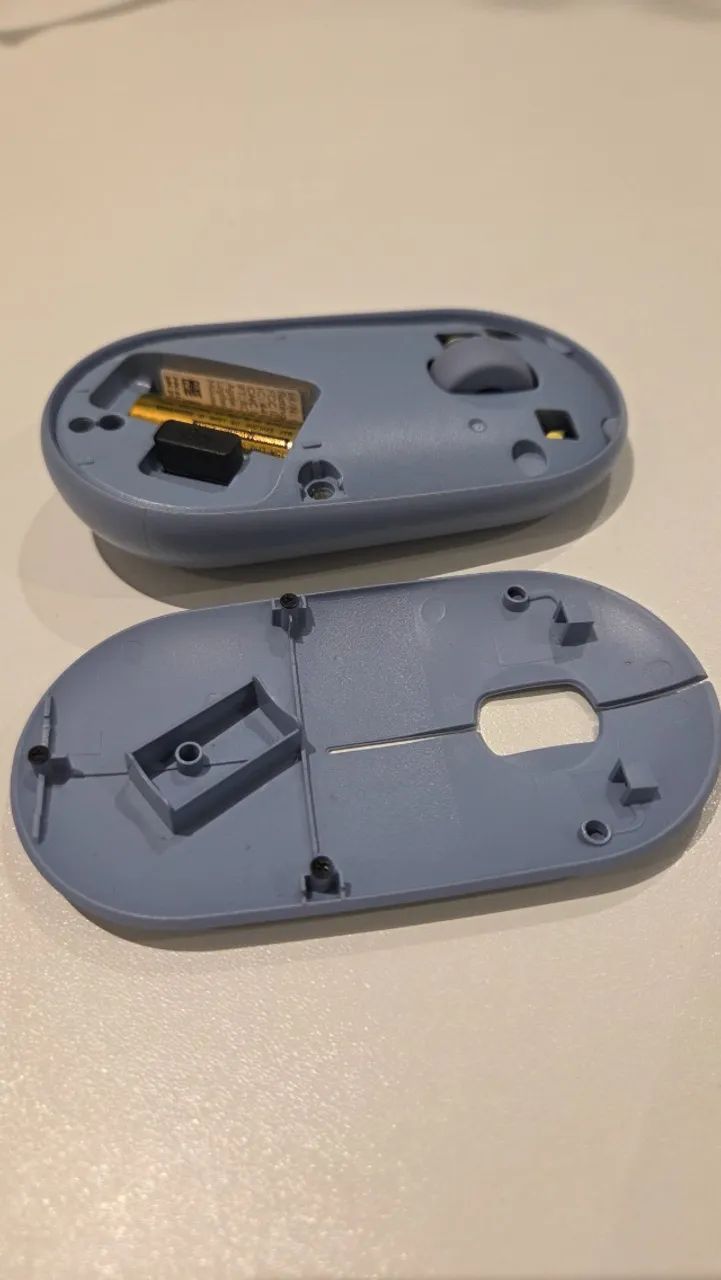 Mouse sem fio Logitech Pebble M350  Azul - Dongle ou Bluetooth - Foto 3