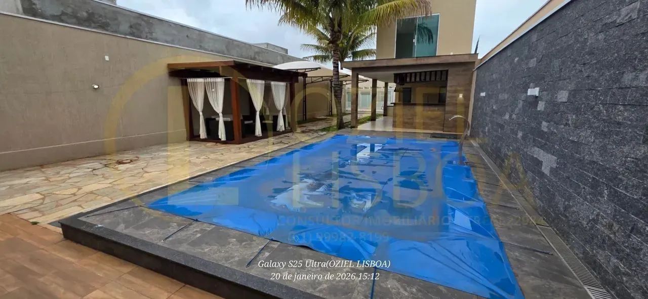 CASA NA LAJE 03 QUARTOS PISCINA CHURRASQUEIRA LOTE DE 400m² CONDOMÍNIO FECHADO RUA 03 VICE - Foto 11