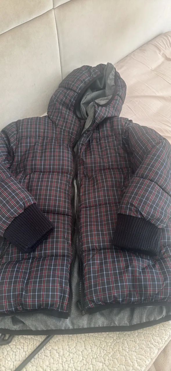 Jaqueta dupla face infantil 