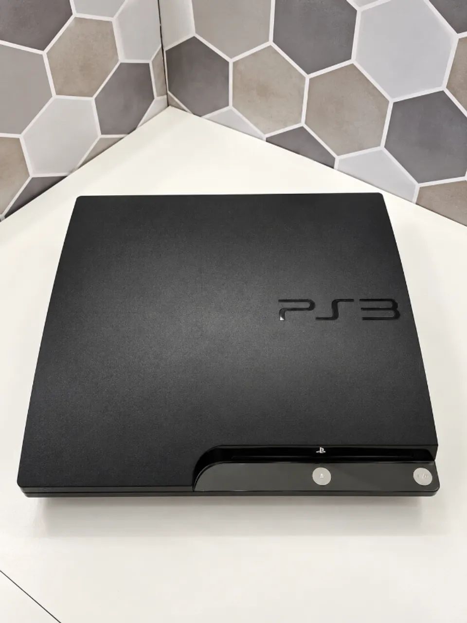 PS3 Slim em ótimo estado, completo e pronto para jogar. - Foto 2