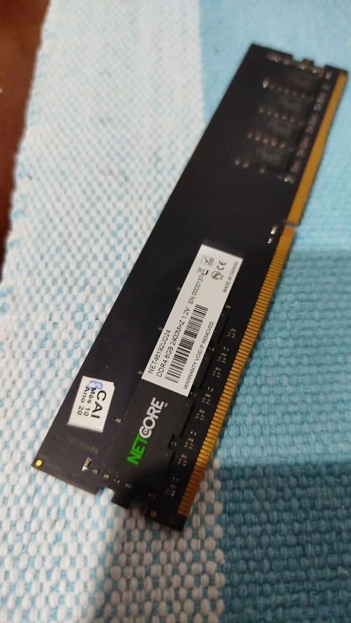 2 Memorias ram 8gb - Crucial e nextcore - Foto 2