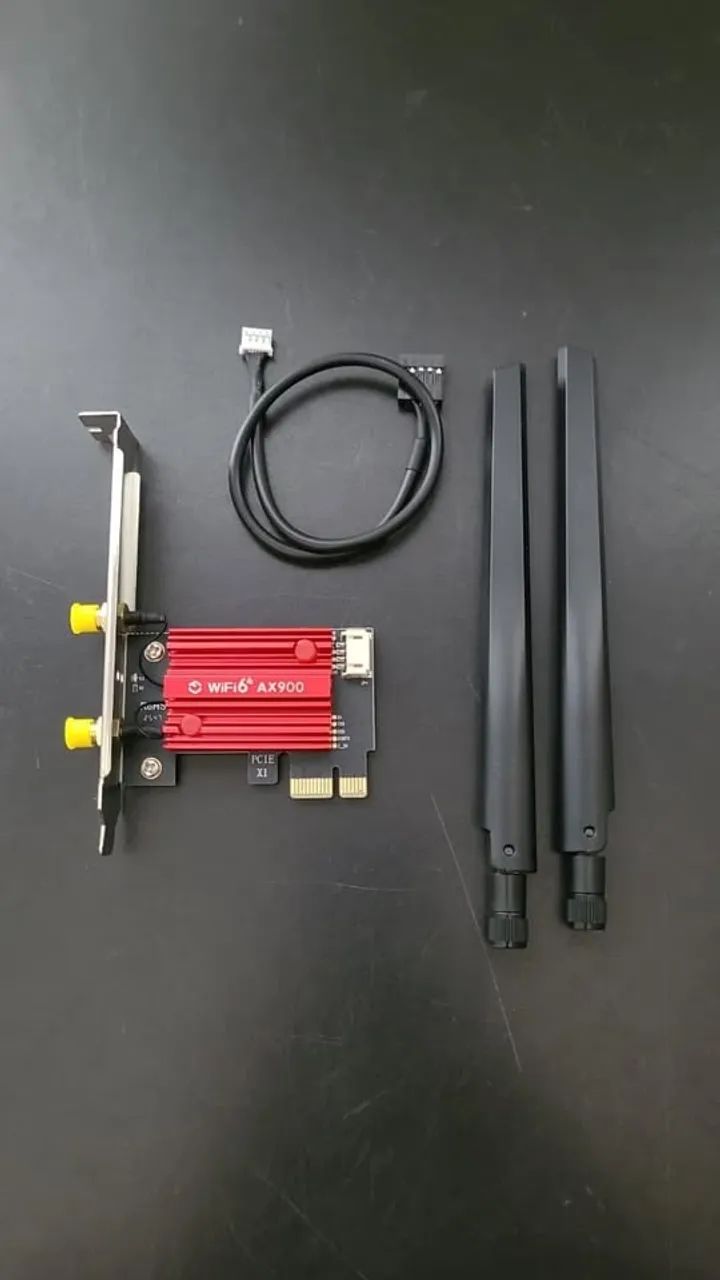 Wi-Fi and Bluetooth card. Supports 5G Wi-Fi and Bluetooth 5