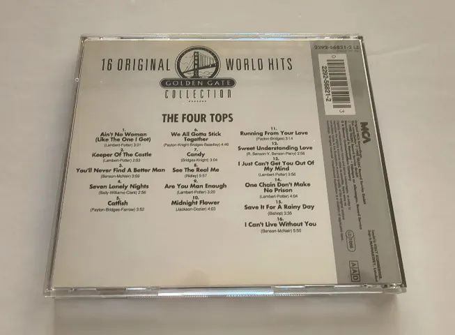 CD The Four Tops - World Hits - MCA - Made in Germany - Foto 3