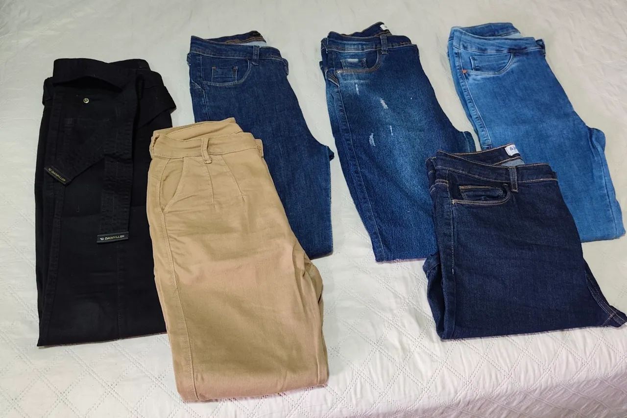 CALCA JEANS FEMININA 