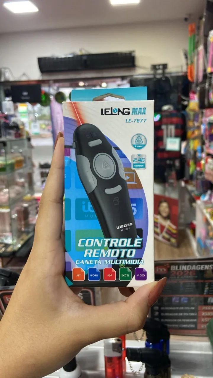 CONTROLE REMOTO - CANETA MULTIMÍDIA 2.4G