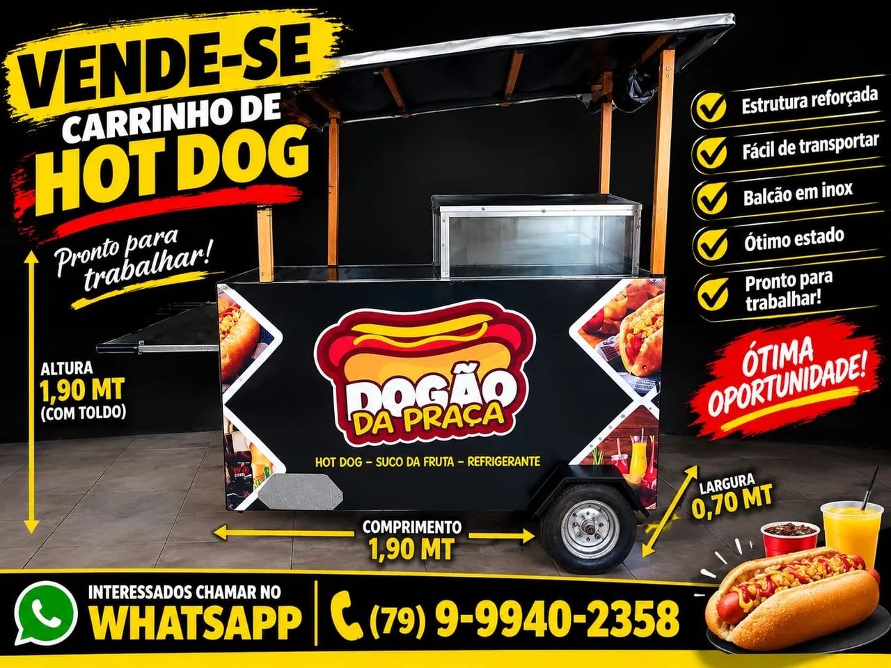 Carrinho de lanches