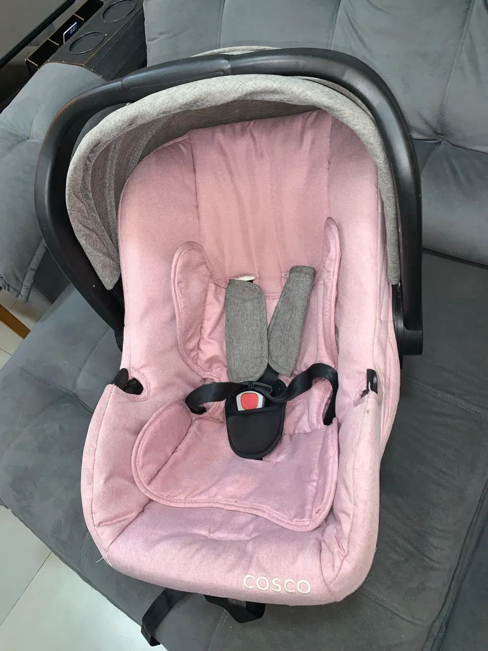 Carrinho Moises e Bebê Conforto Cosco - Foto 3