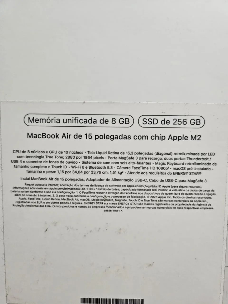 Macbook Air M2 2023 256gb 8 ram - 15 polegadas - Foto 3