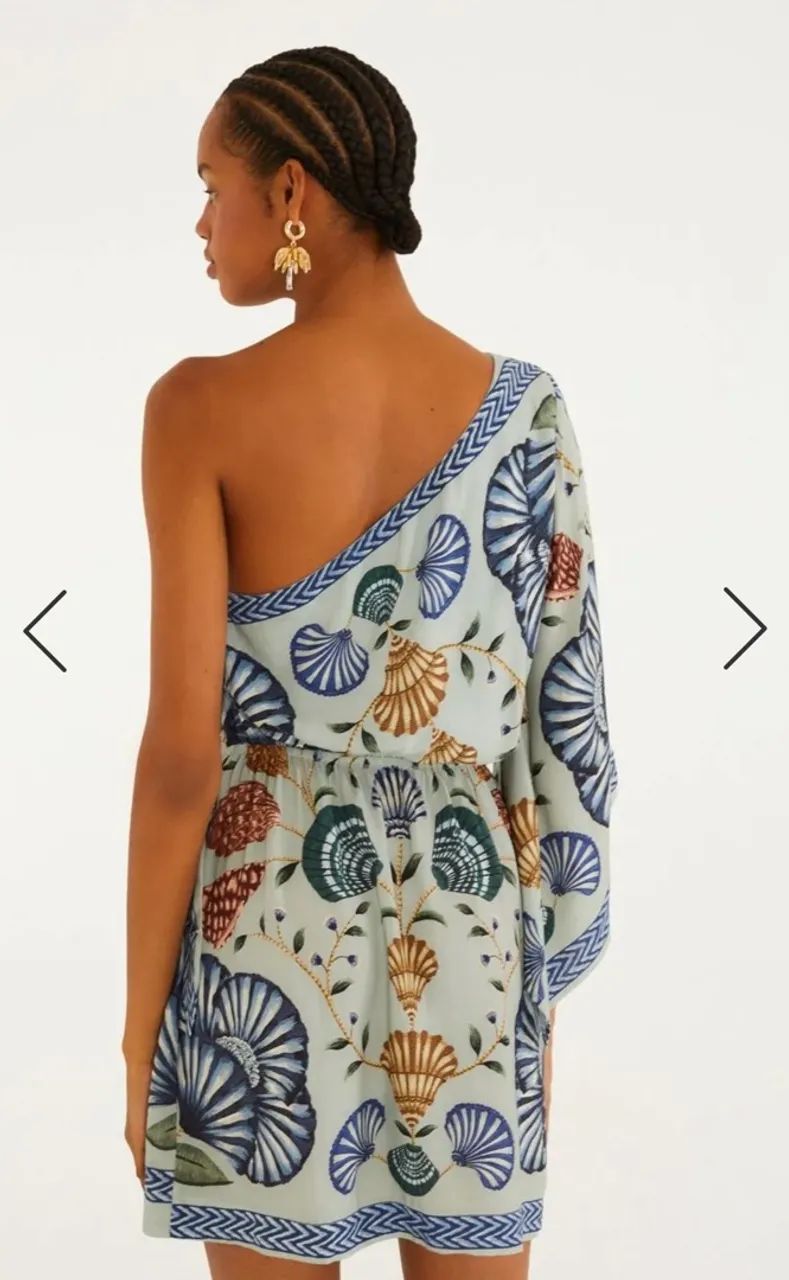 Vestido FARM sonho de conchas - Foto 3