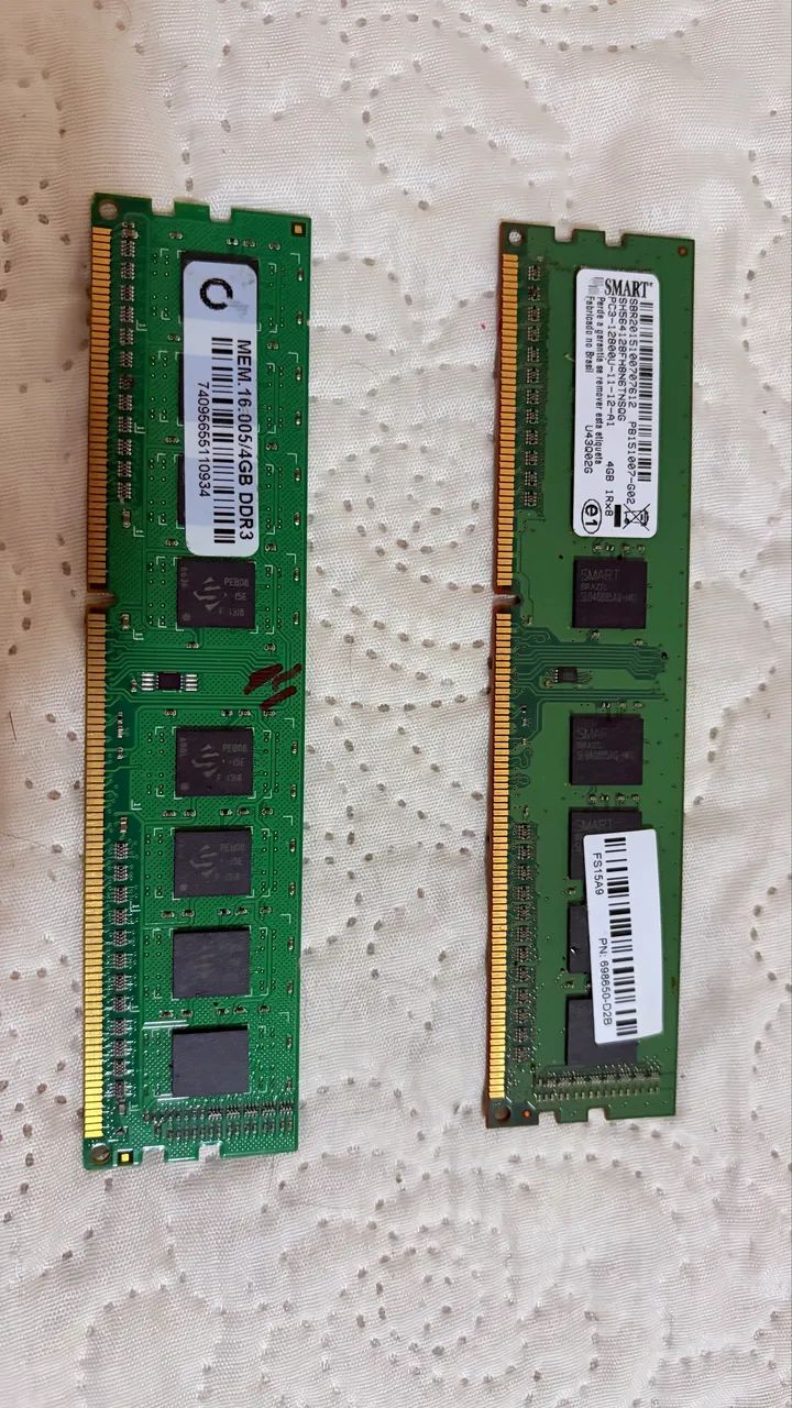 2 memórias RAM 4GB DDR3 para PC - Total de 8GB - Foto 2