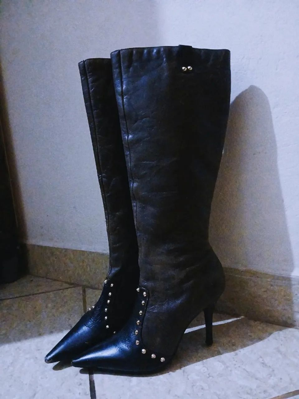 Bota de couro 