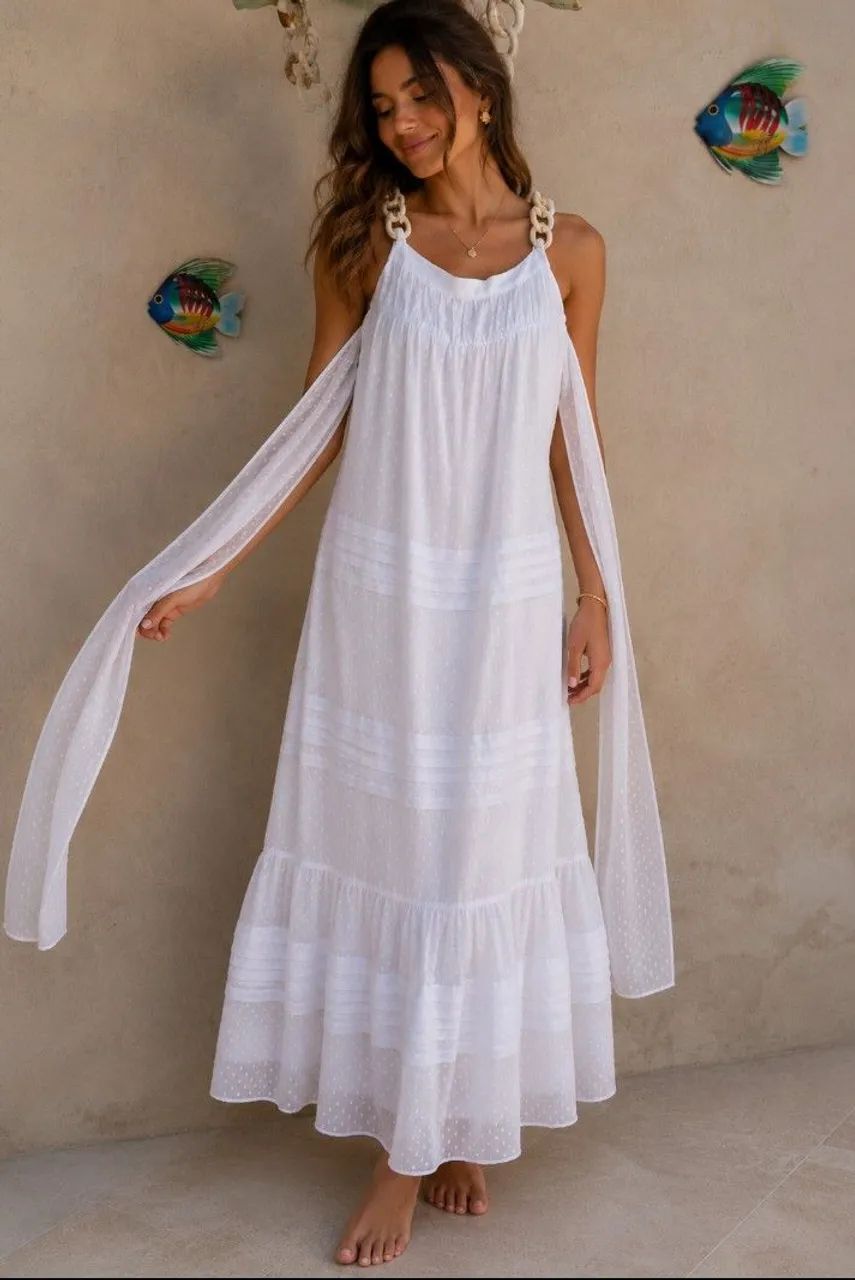 Vestido Longo De Estilo Boho Chic Ou Cigano