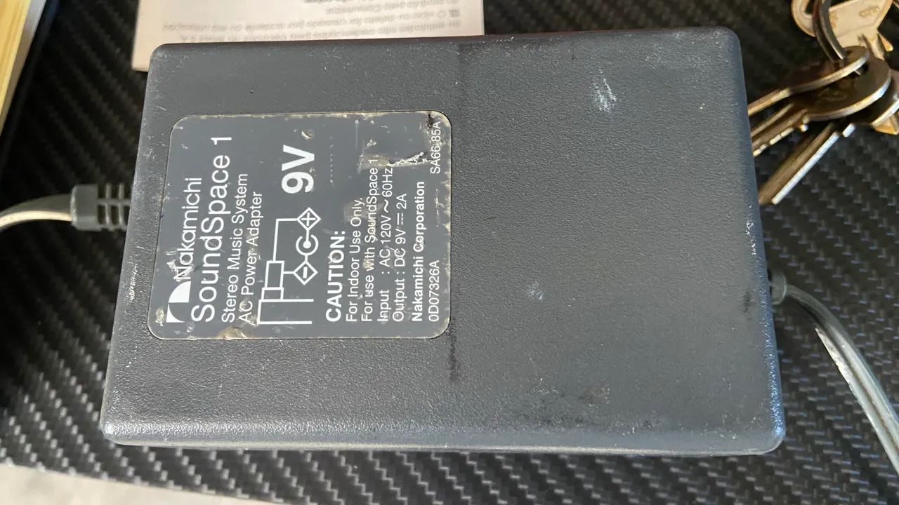 Nakamichi SoundSpacel 1 funciona para revisão!!!