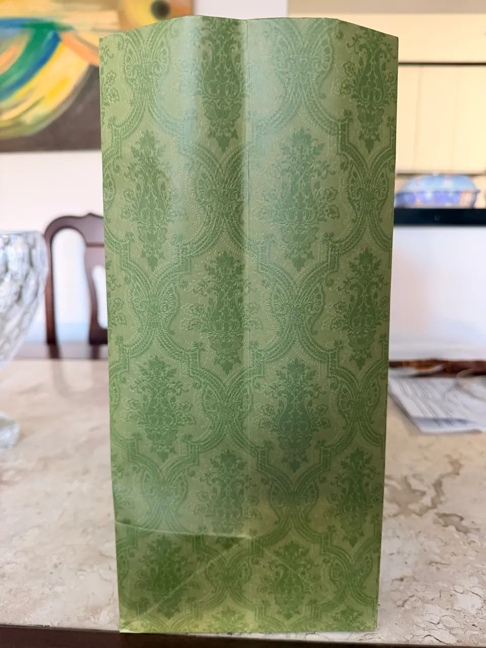 Sacola Gucci Verde original grande  - Foto 3