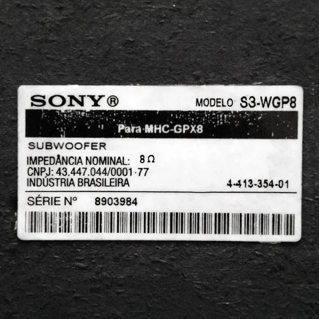 Caixa Subwoofer Sony 10 Polegadas Dutada graves potentes 260w RMS Sete Lagoas, envio  - Foto 2
