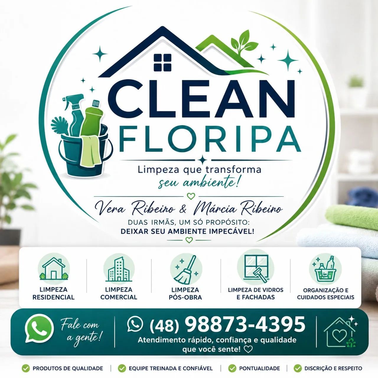 Limpeza Residencial e comercial 