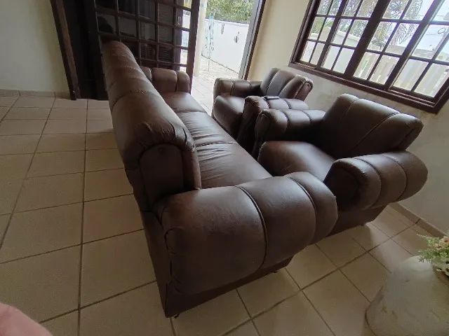 Conjunto sofá 3 peças  - Foto 3