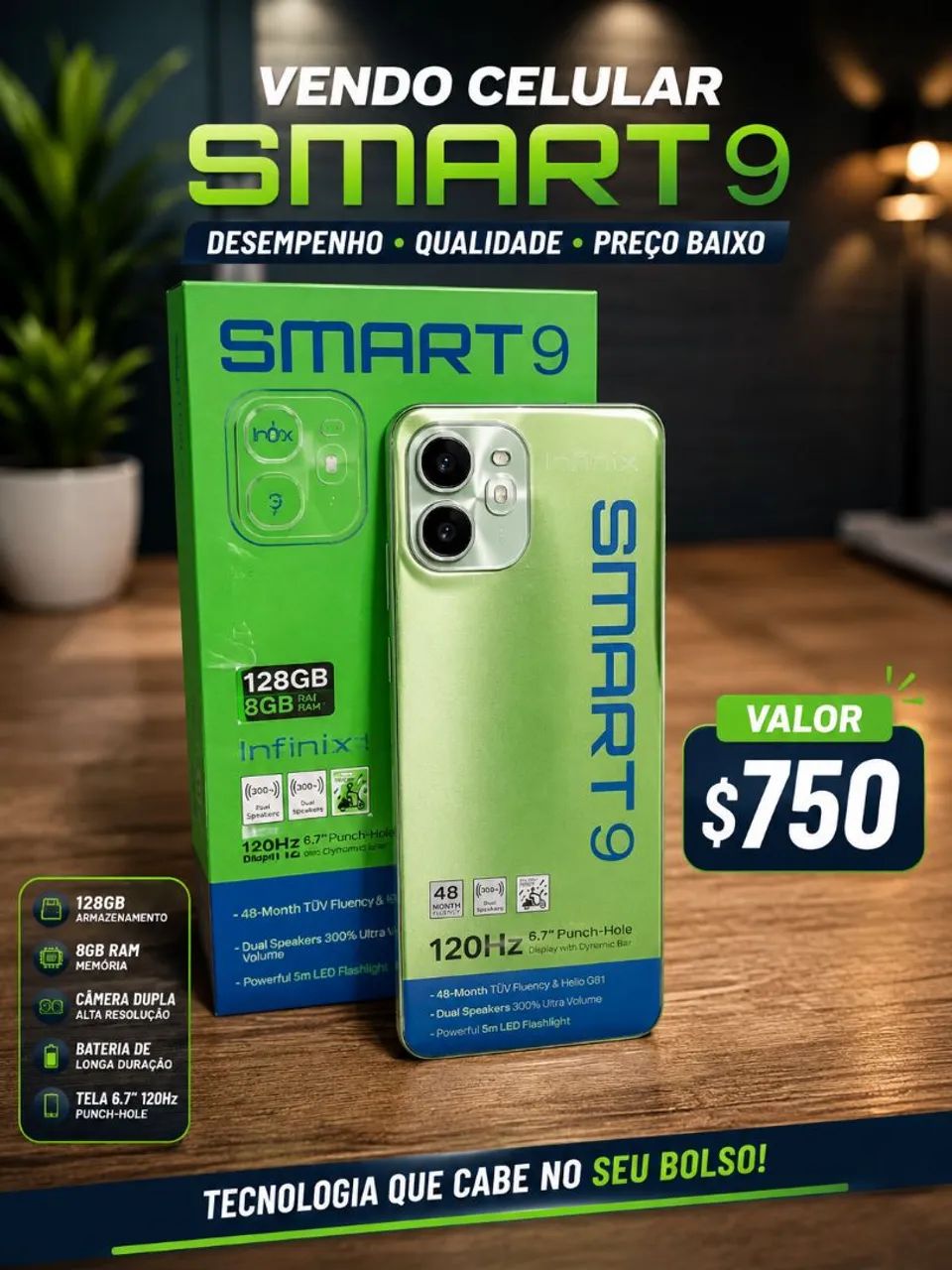 Veno na caixa smart 9 prova d'água  - Foto 3