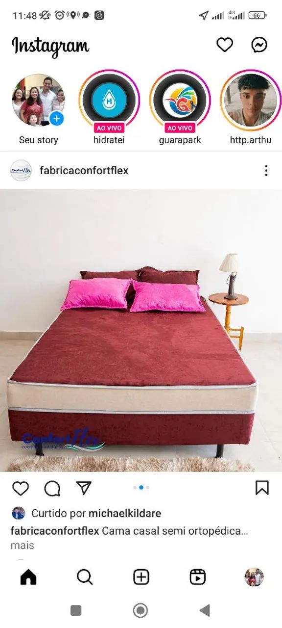 Cama casal,  vem com comprar a sua com a gente 