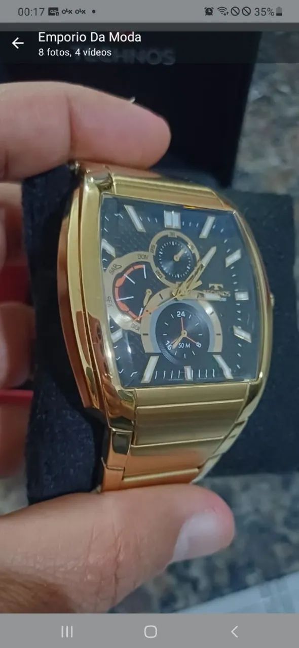 Relógio Technos Dourado - Foto 5