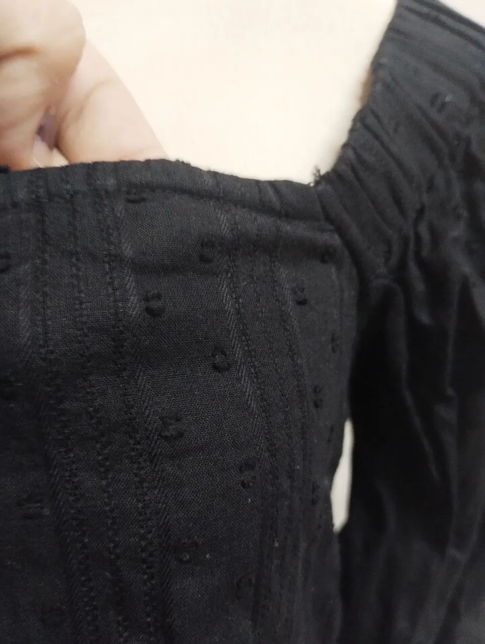 Blusa bordada preta Renner nova M - Foto 3