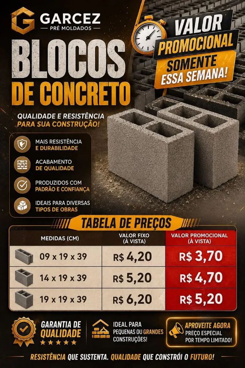 Pré moldados 