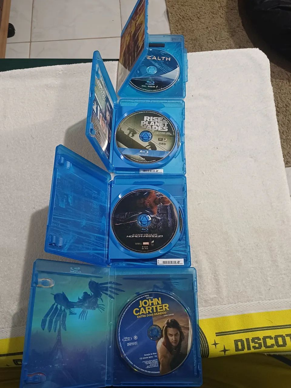 04 Blu-ray originais - Foto 3