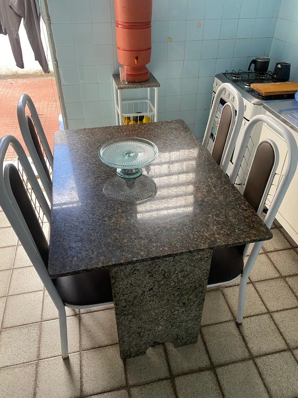 Mesa de Mármore 6 Cadeiras - Foto 3
