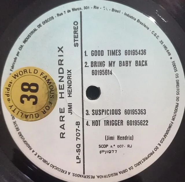 Disco de Vinil LP Jimi Hendrix Rare Hendrix - Foto 3