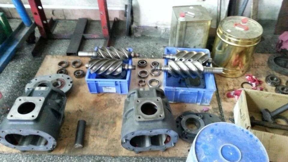 Manutençao em compressores pistao e parafuso de marcas e modelo 