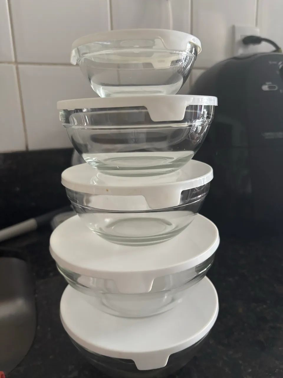 Kit potes de vidro  - Foto 2