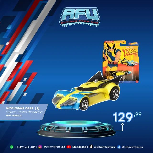 Hot Wheels Character Cars - Wolverine