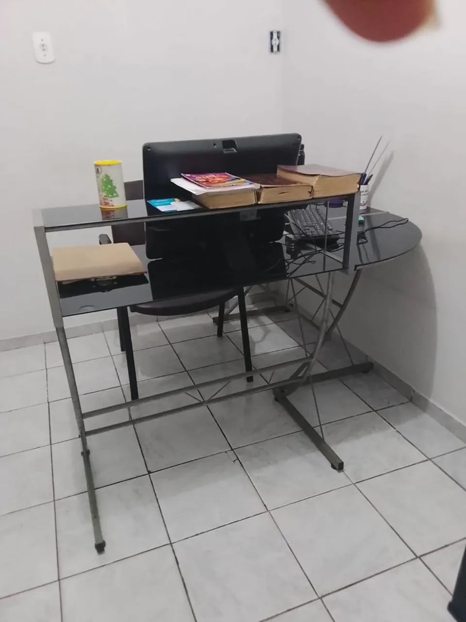 Escrivaninha de vidro - Foto 4