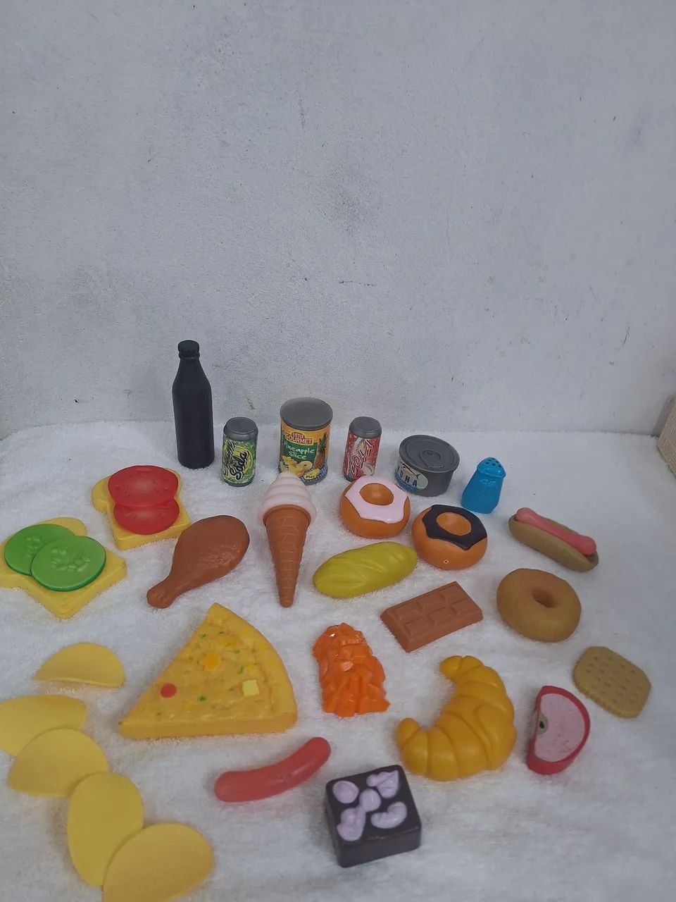 Lote comidinhas de brinquedo diversas 
