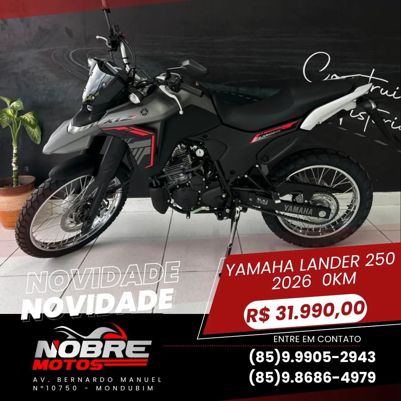 Yamaha Lander 250 2026 0KM