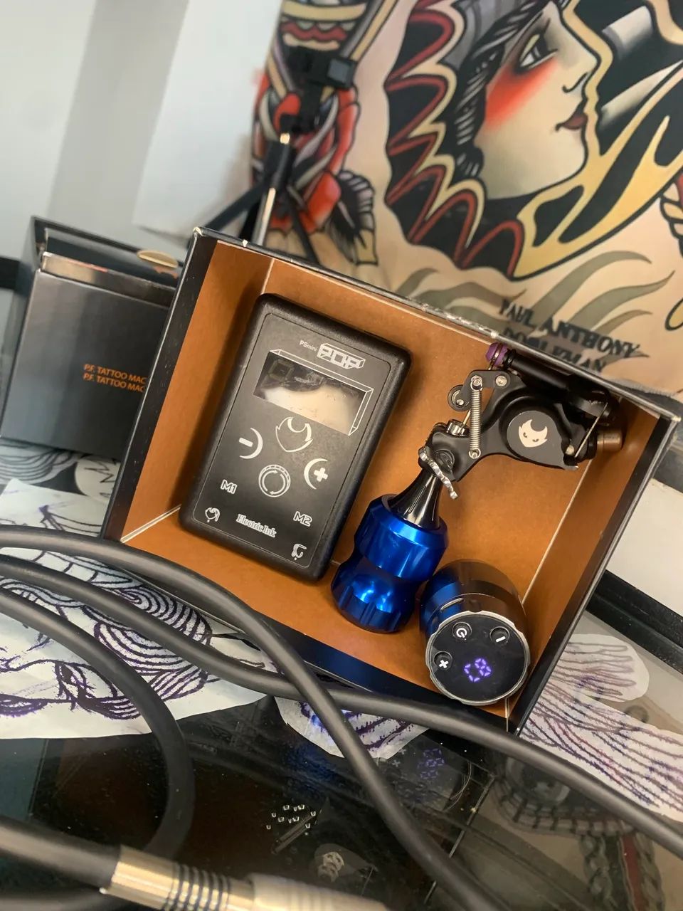Kit de Tatuagem Profissional Transverse nano + Fonte