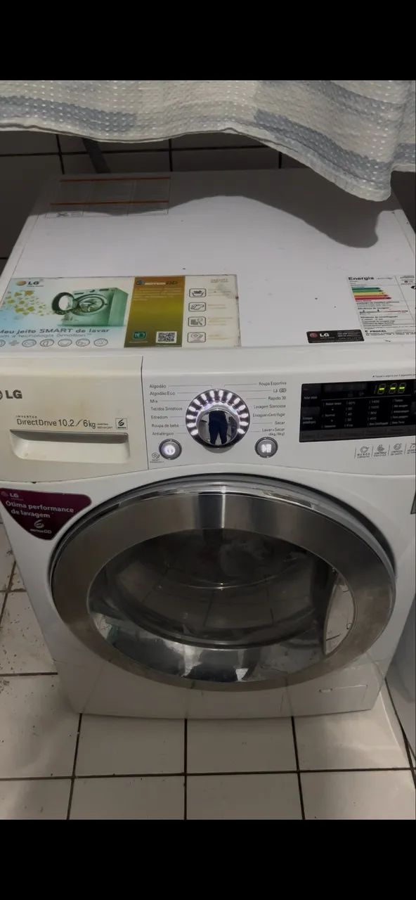 Lava e seca LG Inverter 10,2/6kg  - Foto 2