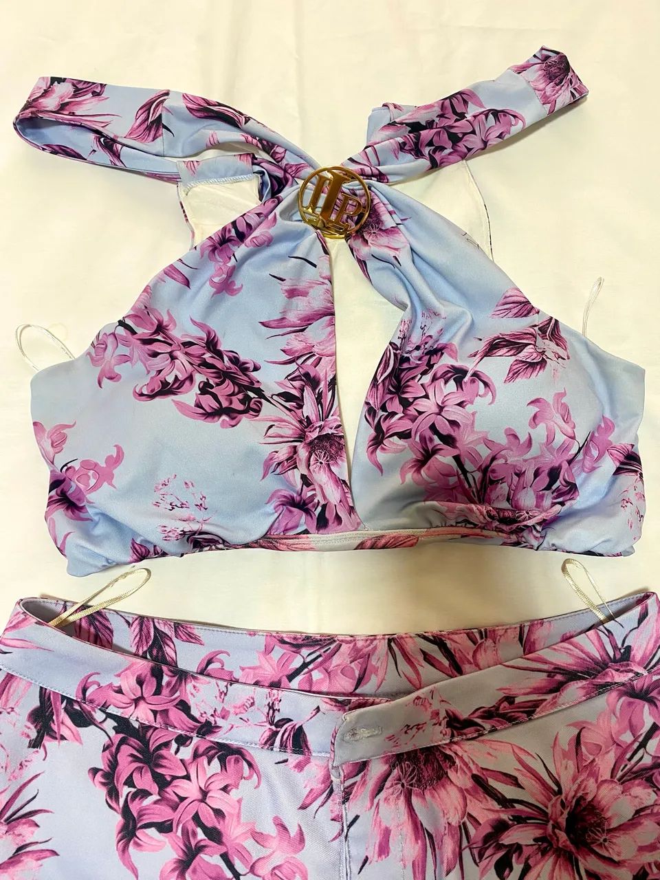 Conjunto de short e blusa lança perfume TAM G - Foto 2