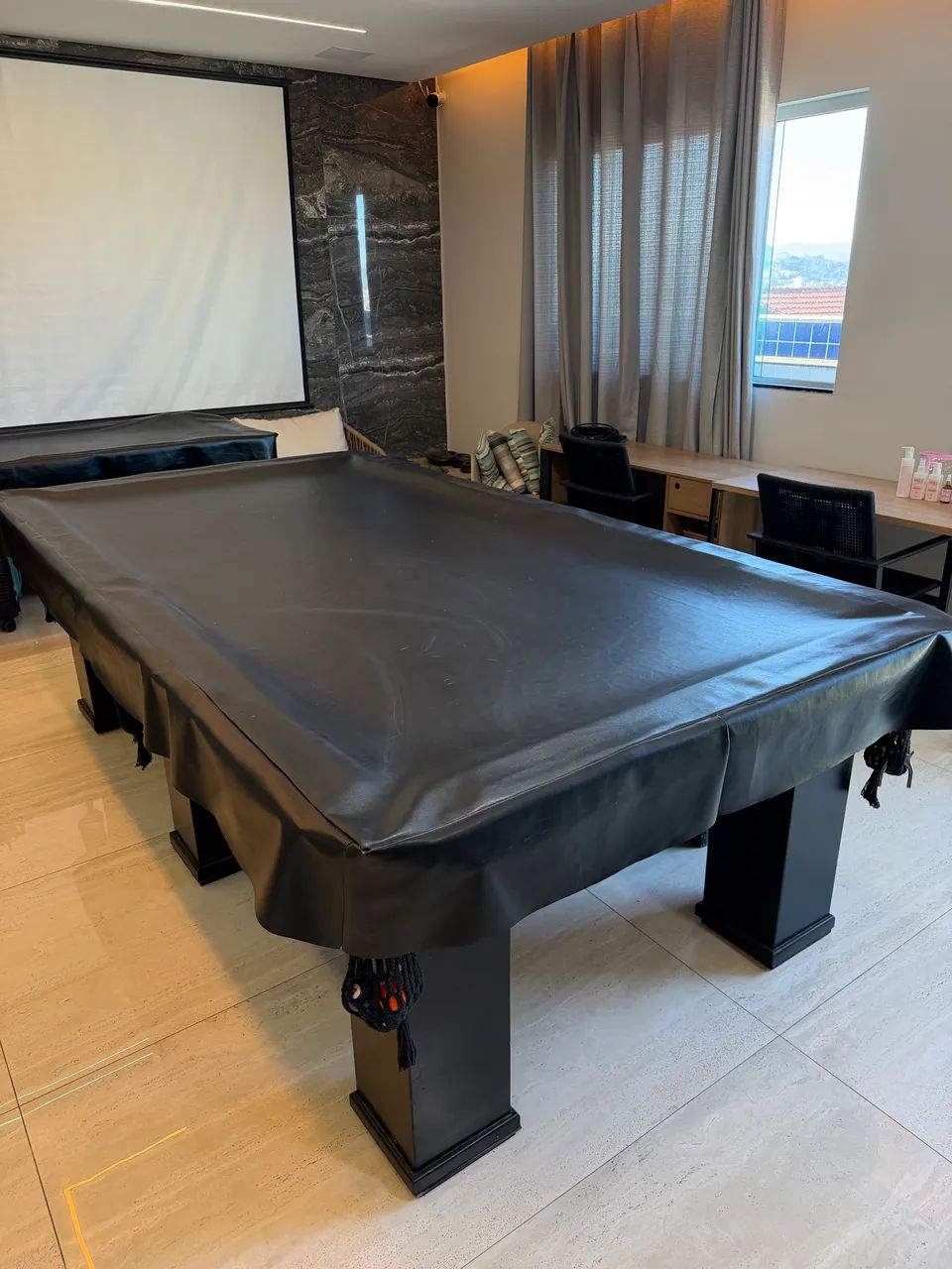 Mesa de Sinuca Profissional 2,80m em Ardósia - Excelente Estado - Foto 5