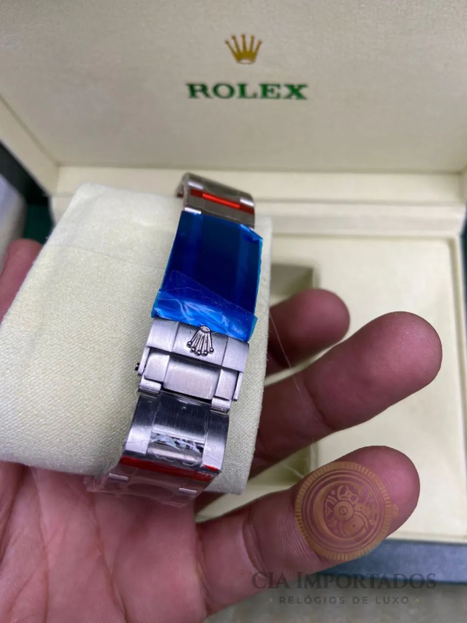 Relógio Rolex Submariner Premium Prata com Mostrador Verde Bezel