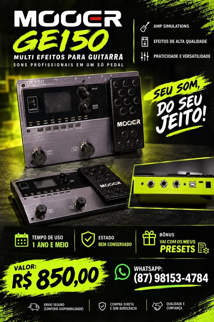 Pedaleira Mooer Ge150