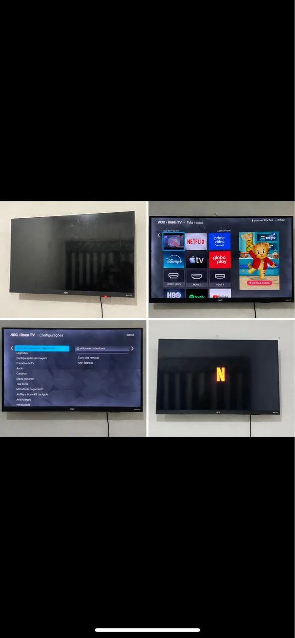 TV AOC ROKU 32p