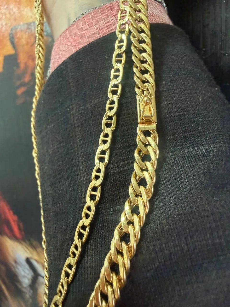 Correntes de ouro 18k procedência garantia eterna - Foto 2